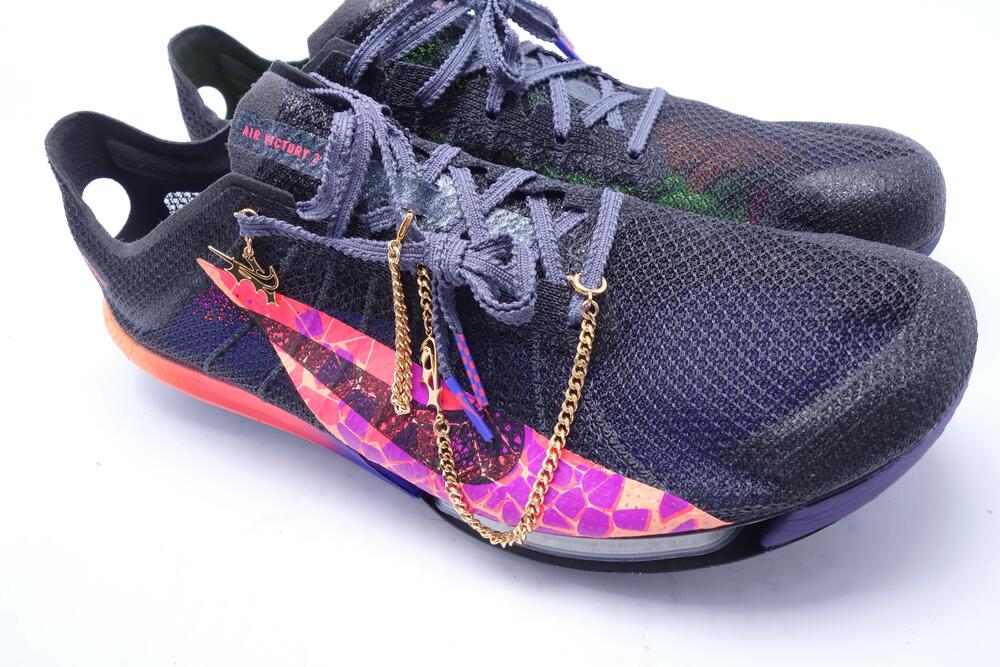 Nike Air Victory 2 Glam Shoes Mens Size 10.5 Multicolor Track Spikes IM9130-001